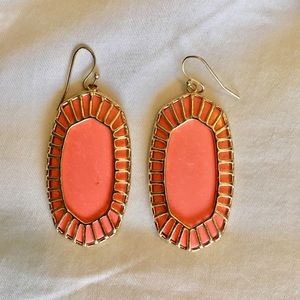 Kendra Scott Earrings - Coral